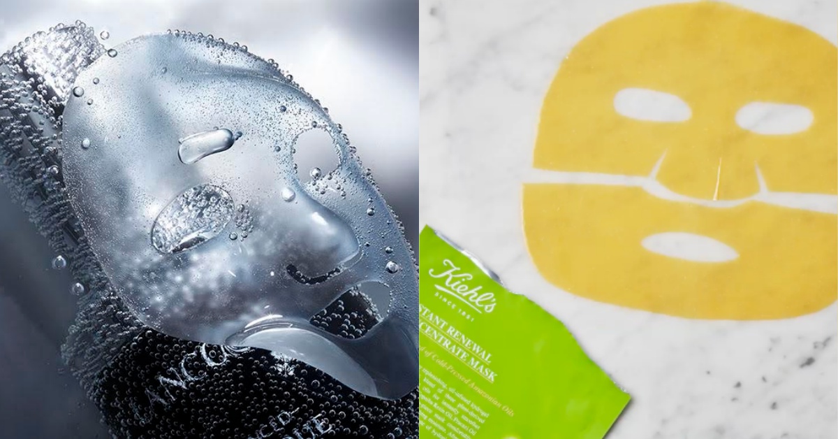 敷完臉好亮！蘭蔻、Kiehl's面膜質地摸起來QQ的超療癒！ 果凍面膜、蘭蔻、kiehls、面膜、2018新品