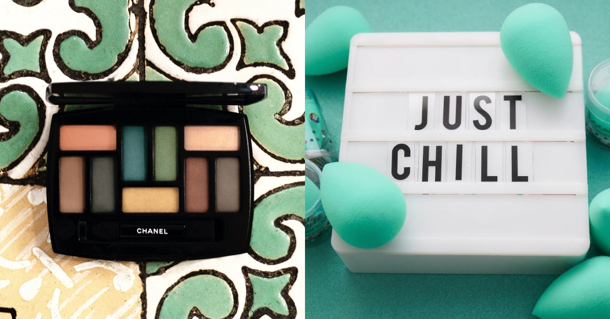 別再說綠色很俗氣！「粉綠美妝蛋、CHANEL、M.A.C墨綠眼影盤」時髦到不行！ 綠色、chanel、mac、MAC壞女孩眼頰盤、beautyblender、LUNASOL