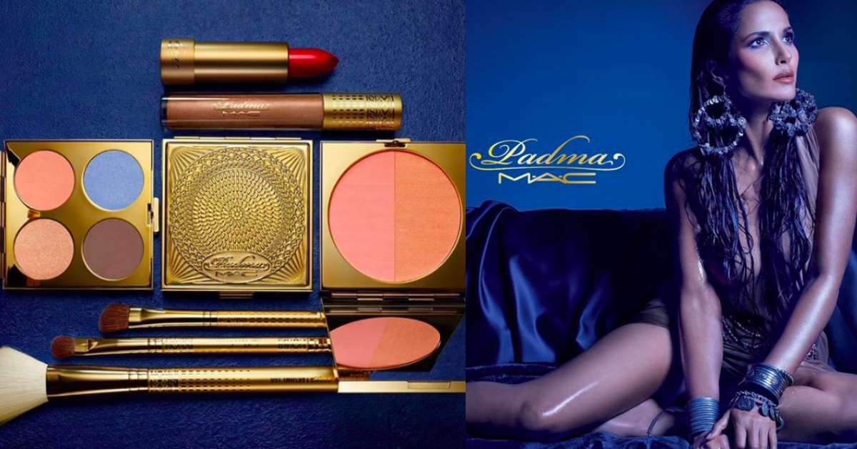 攜手印度女星創話題！M.A.C×PadmaLakshmi 「金色包裝」打造奢華異國風 macpadma、mac、聯名、彩妝聯名