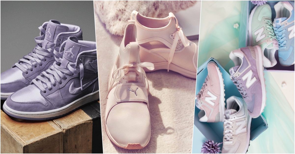 盡情粉嫩的轟炸我吧！甜滋滋Sneakers早春馬卡龍色一次收好收滿 球鞋、馬卡龍色、粉嫩色、早春、穿搭、時尚、時髦、流行、潮流、vans、nike、converse、new balance、櫻花粉