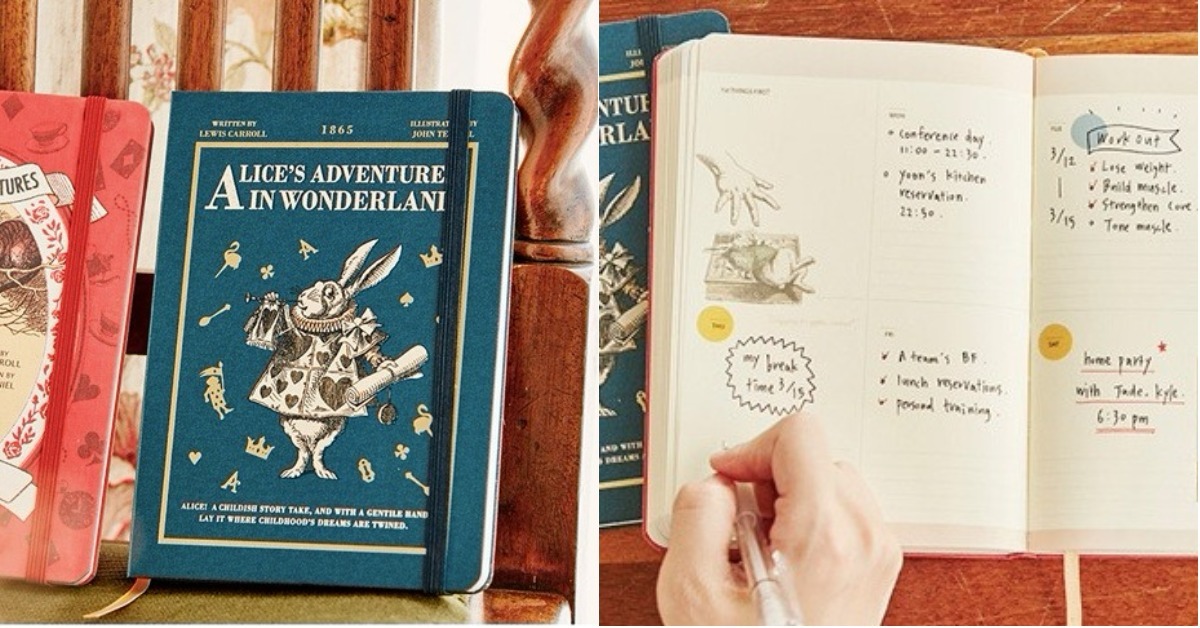 讓寫日記變成沒有壓力又療癒的事！「童話風無時效日誌」浪漫特搜 剁手指小姐、買文具、手帳、日誌、日記