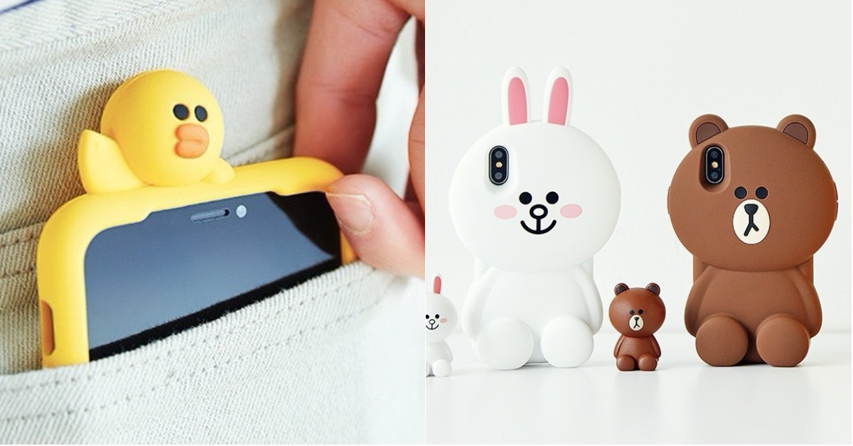 把iPhone X變成熊大或莎莉吧！LINE FRIENDS新款手機殼讓你隨時被療癒 LINE、韓國、熊大、莎莉、兔兔