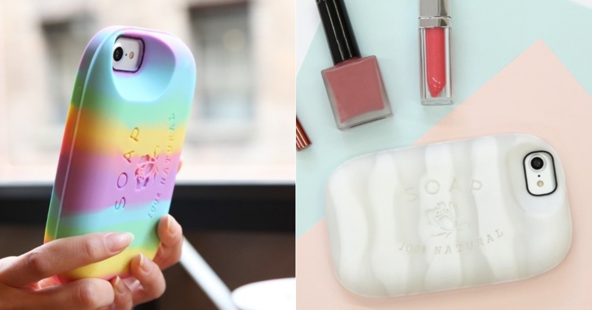 加水搓一搓會不會起泡泡？超擬真「肥皂手機殼」讓你懷疑自己的眼睛！ 日本、Accommode、肥皂、手機殼、香味、iPhone、玫瑰花