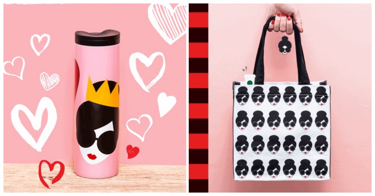 星巴克秒殺聯名杯又來啦！Starbucks×alice + olivia推情人節復古限定杯款 星巴克、Starbucks、alice＋olivia、愛玩妞快訊、聯名
