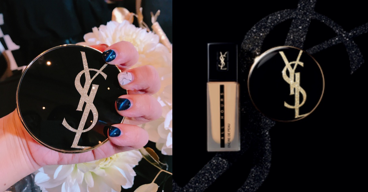 比浮誇絕對第一！YSL恆久完美氣墊粉餅推出「時尚LOGO限量版」 ysl、經典logo、氣墊粉餅