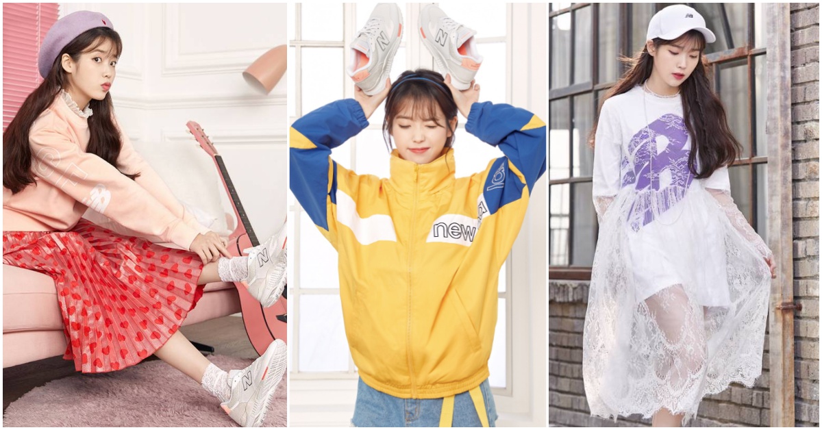 春天提早駕到了？看IU怎麼把New balance搭出怦然心動戀愛感♡ IU、New balance、韓星、IU畫報、IU穿搭、韓星穿搭