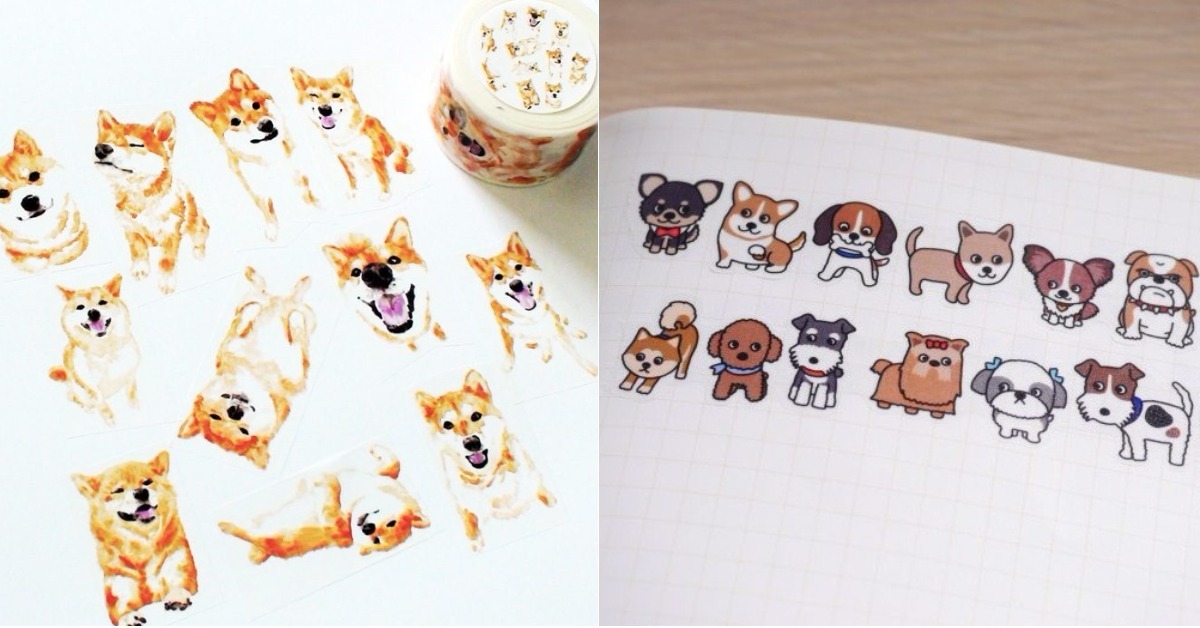 新的一年就用狗狗來妝點手帳吧！汪星人紙膠帶旺旺特蒐 剁手指小姐、買文具、狗年、汪星人、紙膠帶、旺旺發財、柴犬、法鬥、狗狗、四腳朝天、狗來富、文具控