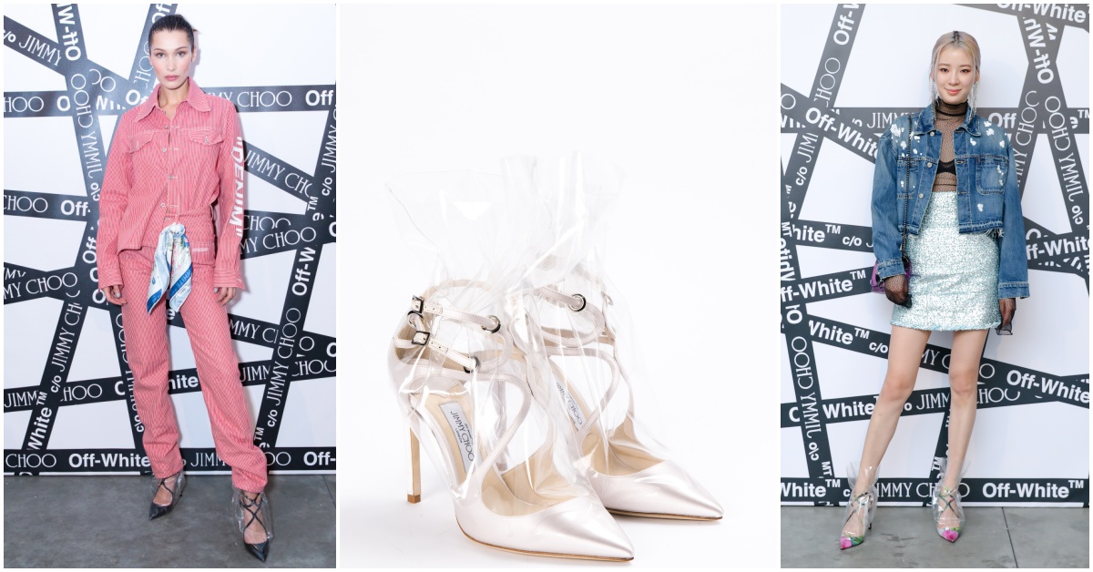 向黛安娜王妃致敬！韓星怒推的潮流精品Off-White™和鞋后JIMMY CHOO居然聯名了！ Off-White™、JIMMY CHOO、聯名、時尚、潮流、精品、黛安娜王妃