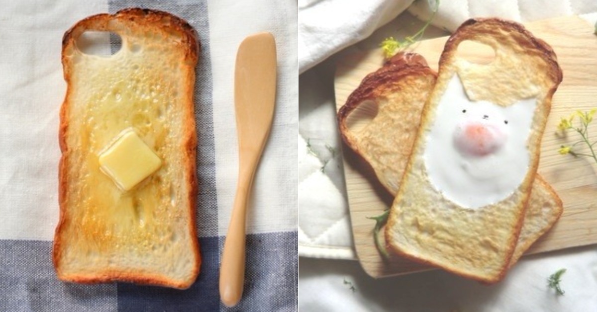 看了就好想咬一口體驗麵包味！仿真「吐司手機殼」食慾大開特輯 仿真、手機殼、吐司、果醬吐司、白吐司、烤吐司、雞蛋吐司、日本、Fairy and You