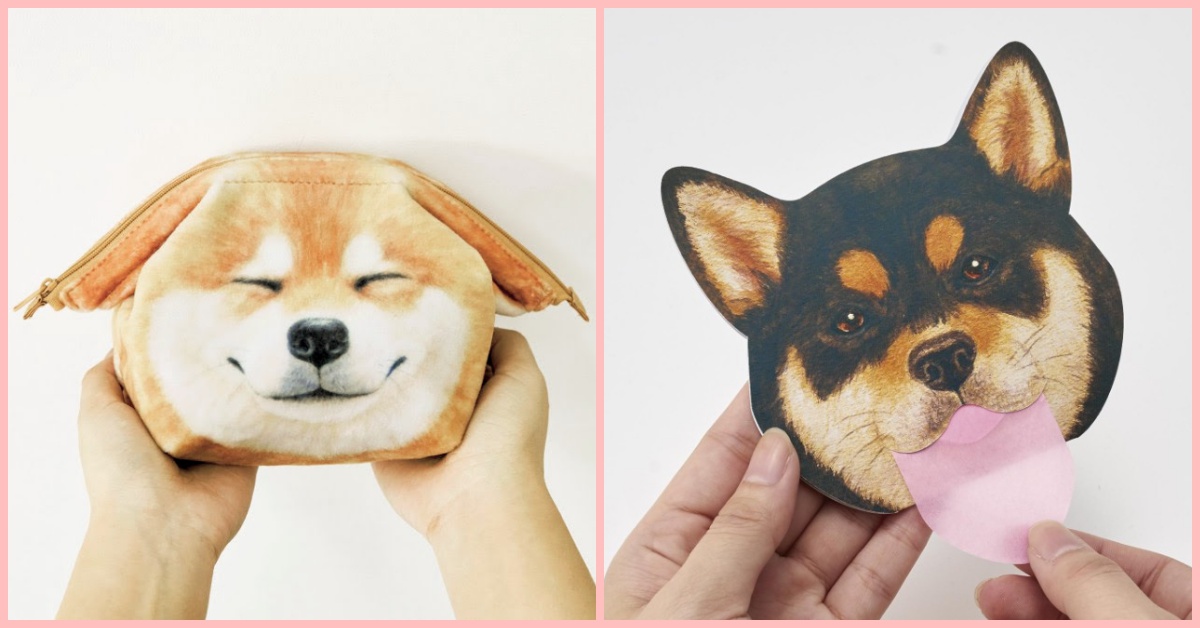 看到柴柴的笑臉心情就很好♡萌萌柴犬小物超療癒 柴犬、柴柴、吸油面紙、化妝包、笑臉、笑容、YOU+MORE、雜貨、小物