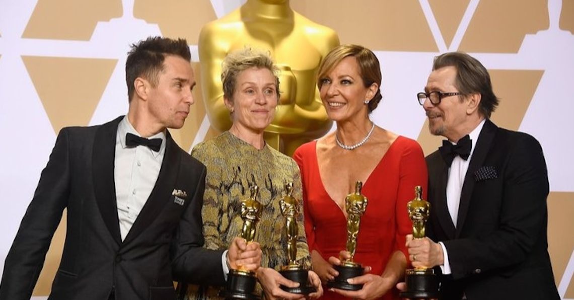 90屆奧斯卡金像獎得獎名單出爐！《意外》的地方媽媽拿最佳女主角 奧斯卡獎、意外、水底情深、山姆洛克威爾、法蘭西絲麥朵、淑女鳥、蓋瑞歐德曼、最黑暗的時刻、敦克爾克、老娘叫譚雅、艾莉森珍妮、吉勒摩戴托羅