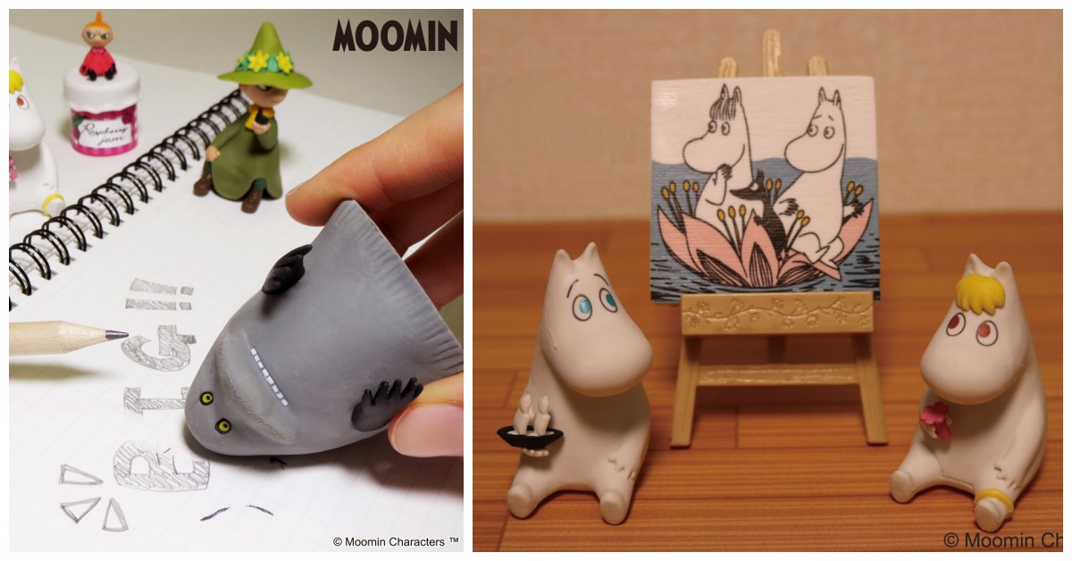 這麼可愛的橡皮擦誰捨得用！嚕嚕米盒玩療癒登場 嚕嚕米、橡皮擦、可愛、re-ment、moomin