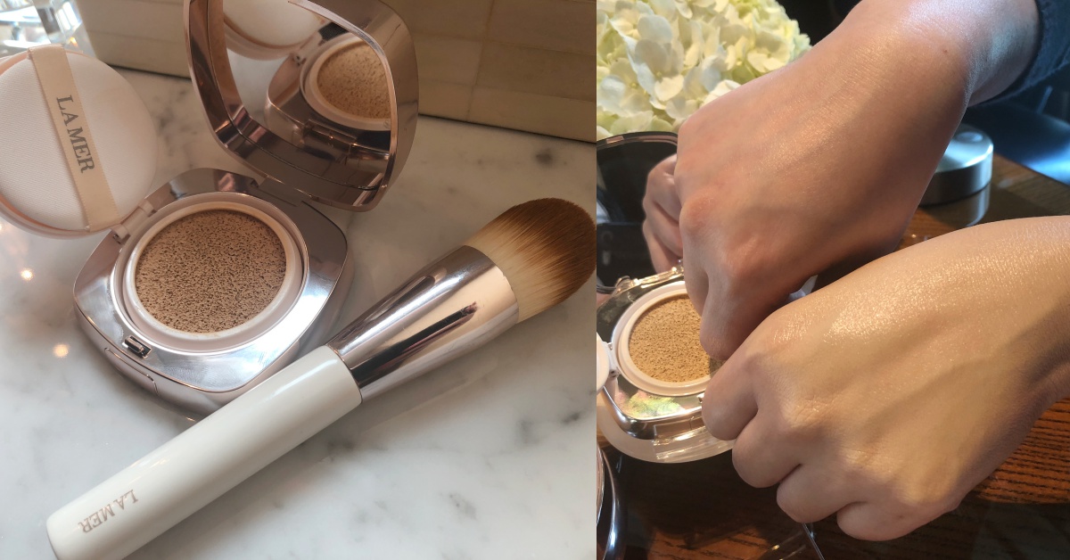 補妝就像是上保養品！LA MER即將推出超奢華「貴婦級氣墊粉餅」 LAMER、全新奇蹟煥采氣墊粉霜、海洋拉娜