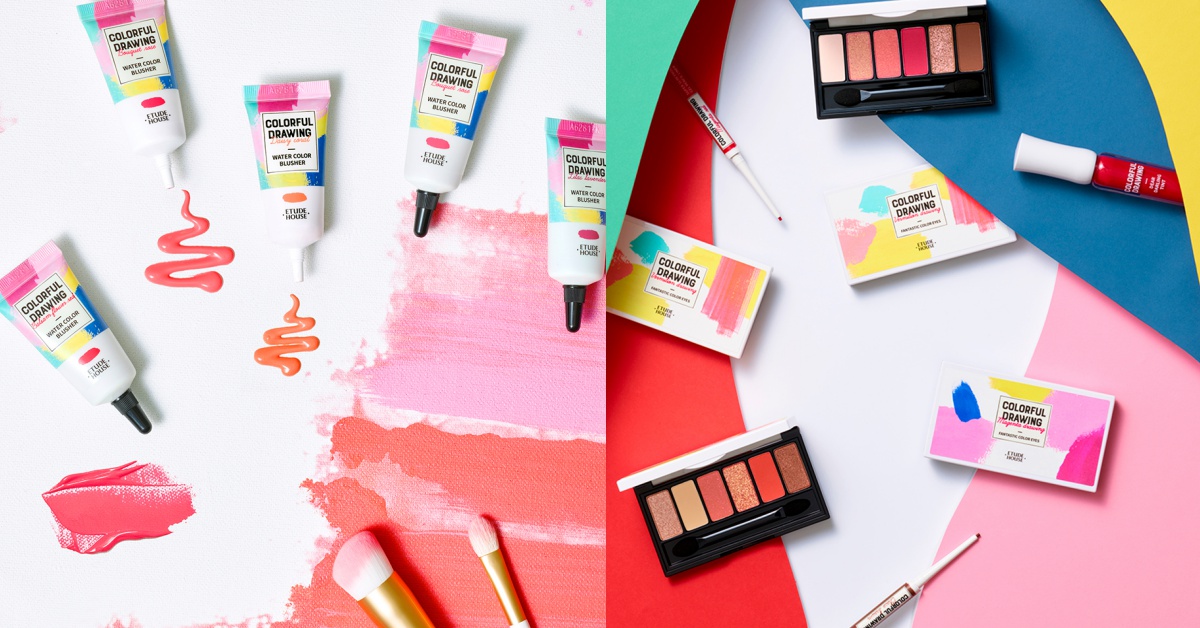 ETUDE HOUSE 3月份回歸後更好逛！全新「彩色藝廊」系列太可愛 ETUDEHOUSE、彩色藝廊、水彩彩妝