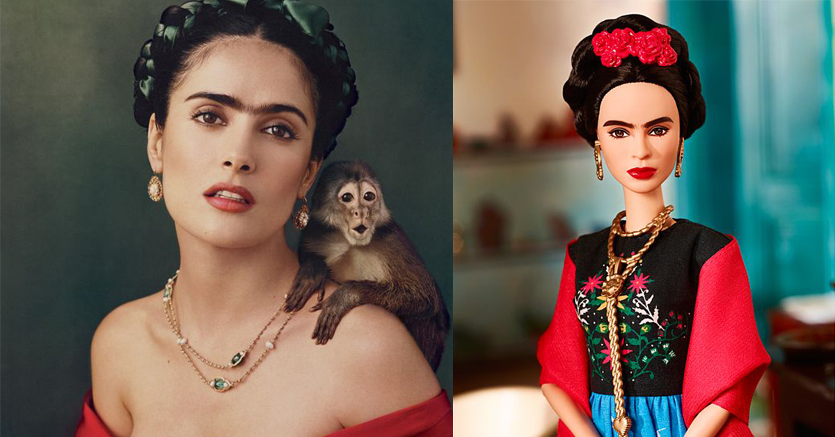 把芙烈達做成芭比到底是好還是不好？《揮灑烈愛》演員莎瑪海耶克有別的想法 芙烈達、揮灑烈愛、莎瑪海耶克、Frida Kahlo、Barbie