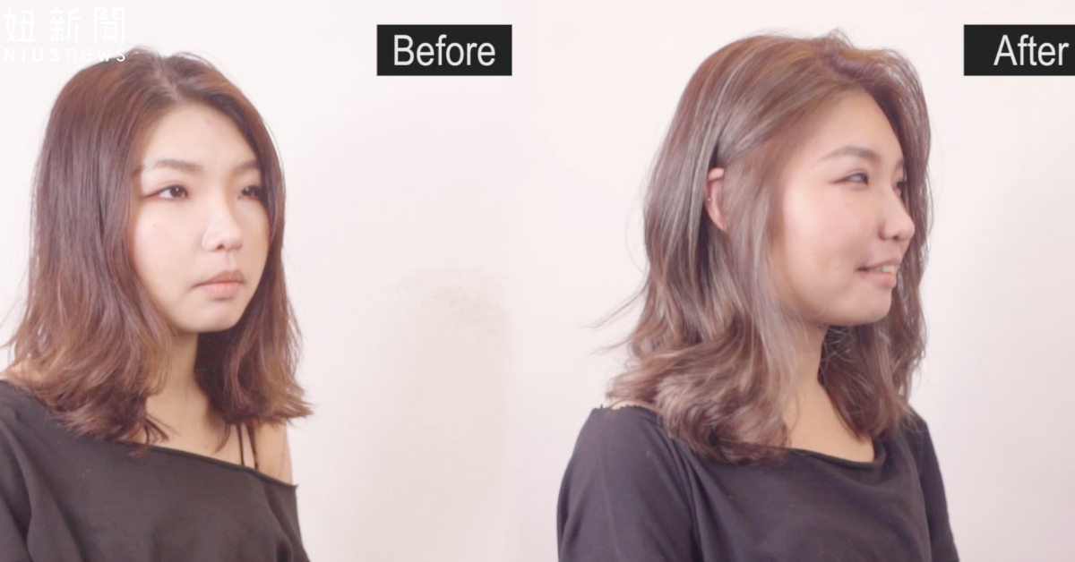 妞髮廊素人改造：「3D歐美挑染」讓人瞬間氣質UP UP！ 素人改造、挑染、歐美挑染、3D挑染