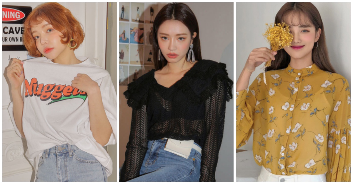 碎花、蕾絲好看到太欠買！韓國網拍這3款熱門上衣包妳整個春季穿不膩！ 韓國、網拍、T恤、蕾絲、雪紡、碎花、穿搭、韓妞