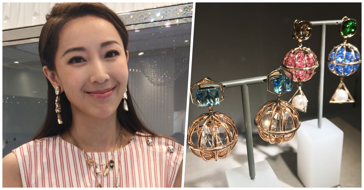 大器、搶眼、不過度！隋棠時尚味靠飾品，大愛吳季剛設計透明感水晶系列 施華洛世奇、Swarovski、Atelier、jasonwu、吳季剛、隋棠