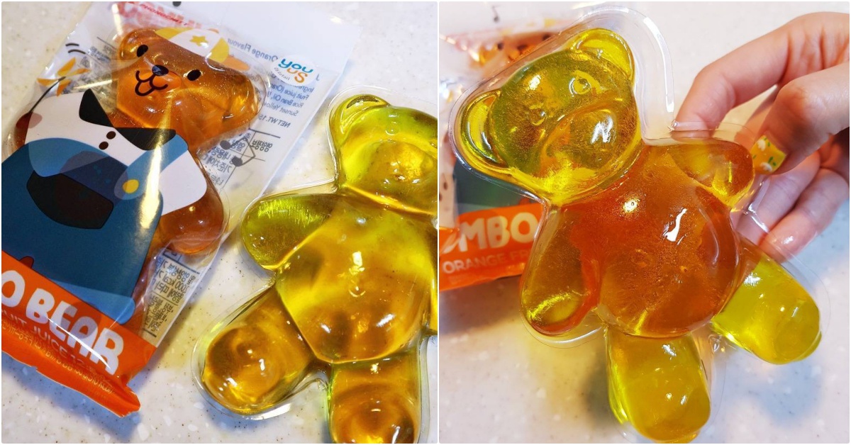 一顆糖就要510卡路里？韓國超商推出超萌的巨大「熊大王軟糖」IG狂洗版中！ 韓國超商必買、熊大王軟糖、GS25、JUMBO BEAR、韓國零食、小熊軟糖、IG熱門