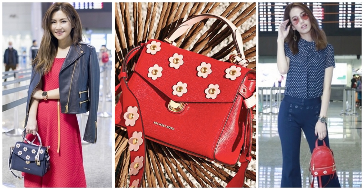 無法克制的請小心！Michael Kors這一季要用「立體小花、玫瑰金」收服妳！ Michael Kors、MK、玫瑰金、Mercer包、荷葉邊