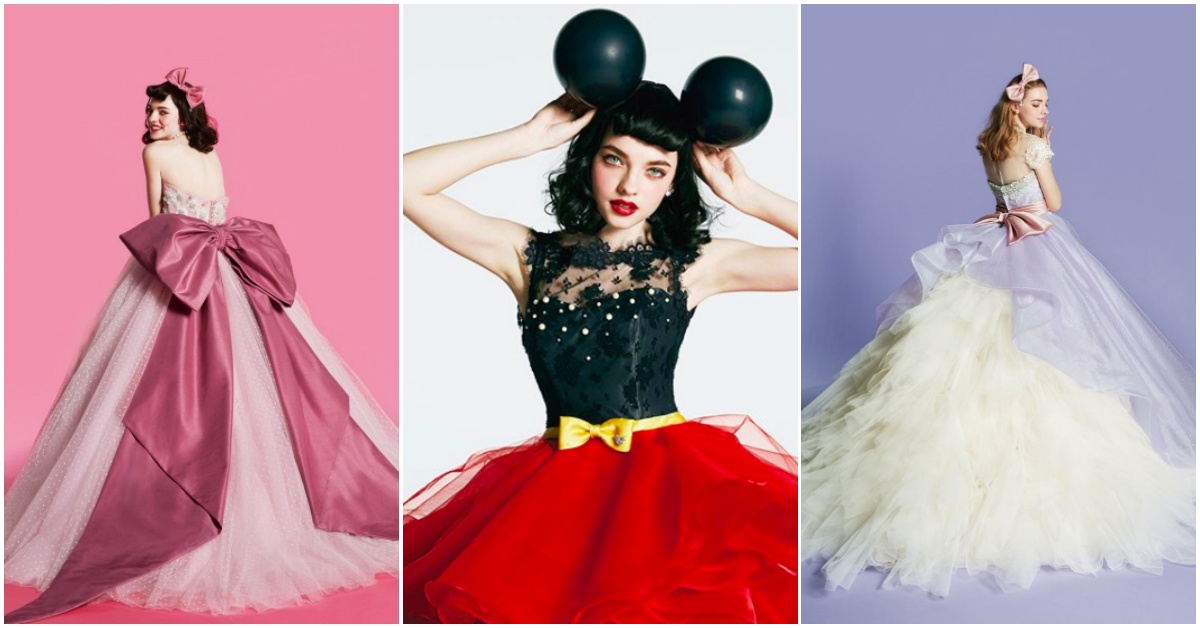 這次不只夢幻還加了大人系的可愛！第二彈「迪士尼婚紗」由米奇米妮領銜主演 迪士尼、迪士尼婚紗、公主、婚紗、可愛、夢幻、浪漫、disney、時尚、禮服、燕尾服