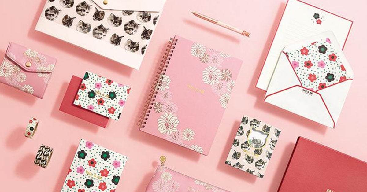 當春天走進文具裡！美到捨不得開封的《PAUL & JOE La Papeterie》出新品了！ PAUL & JOE La Papeterie、MARK'S、文具、春天、新品、美、時尚、筆記本、手帳、紙膠帶、便利貼、鉛筆盒、文具控