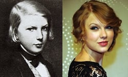 明星撞臉不稀奇 跨時代和古人撞臉才厲害 撞臉、明星臉、藝人、陳漢典、Taylor Swift