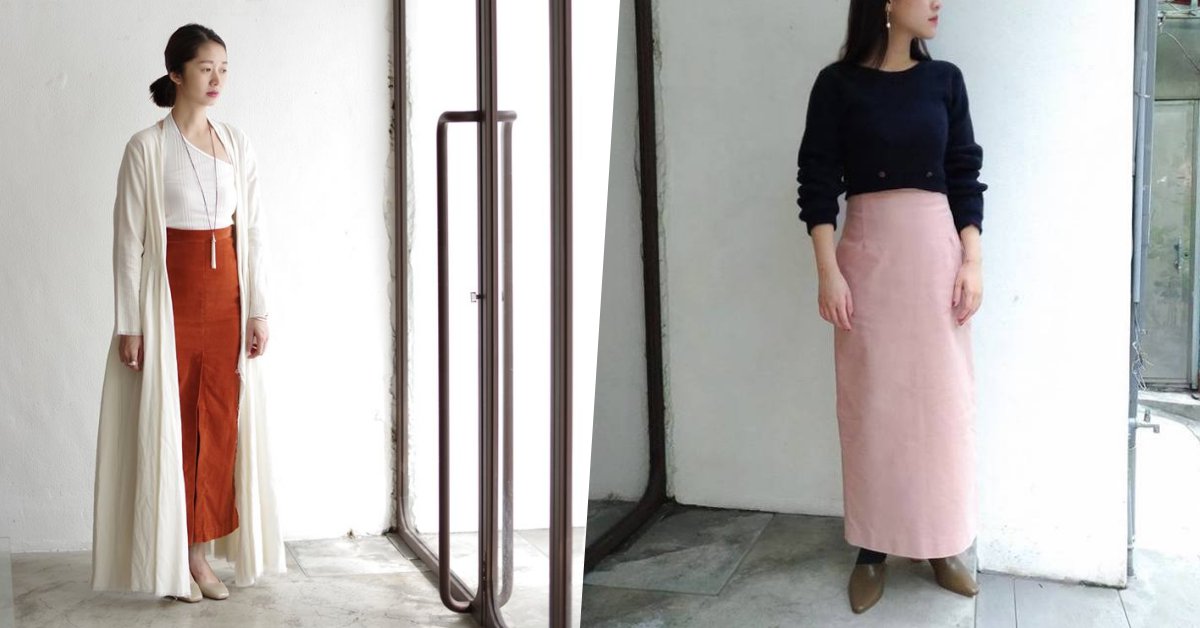 上班也適合，優雅女子的入門單品：長窄裙 