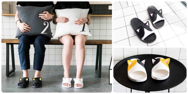 貓奴又要淪陷惹！超可愛貓耳拖鞋根本逼人包色啊 貓耳、貓咪、拖鞋、室內拖、可愛