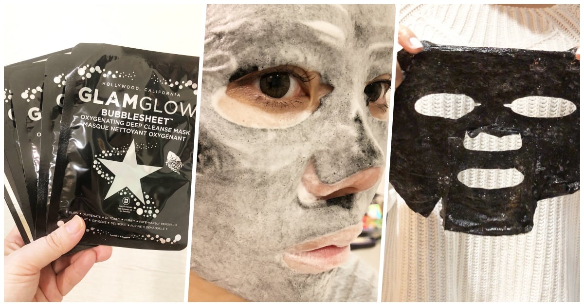 這真的有方便！外宿只需一片薄薄的泡泡黑面膜就可以搞定卸妝、洗臉也太棒！ 淨化面膜、活氧泡泡、GLAMGLOW、竹炭、黑面膜、旅遊保養