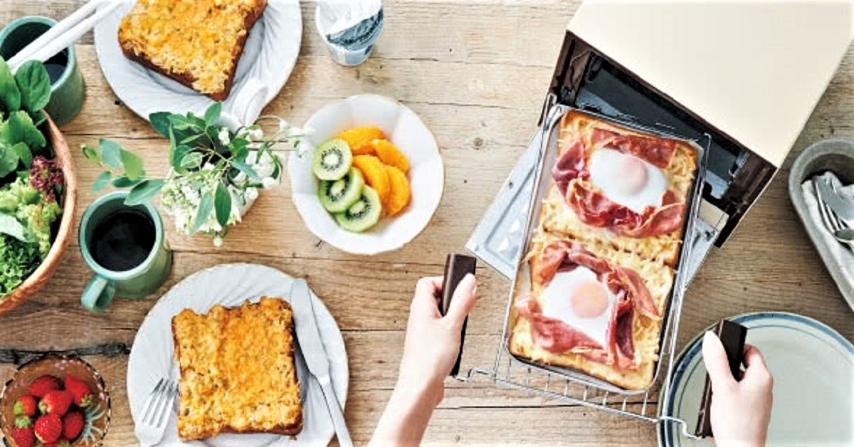 讓你少洗盤子還免收拾碎屑！A4尺寸「滑動支架」烤箱幫你省多多 日本、廚房、家電、麗克特、烤箱、一個人、料理、女生寓所