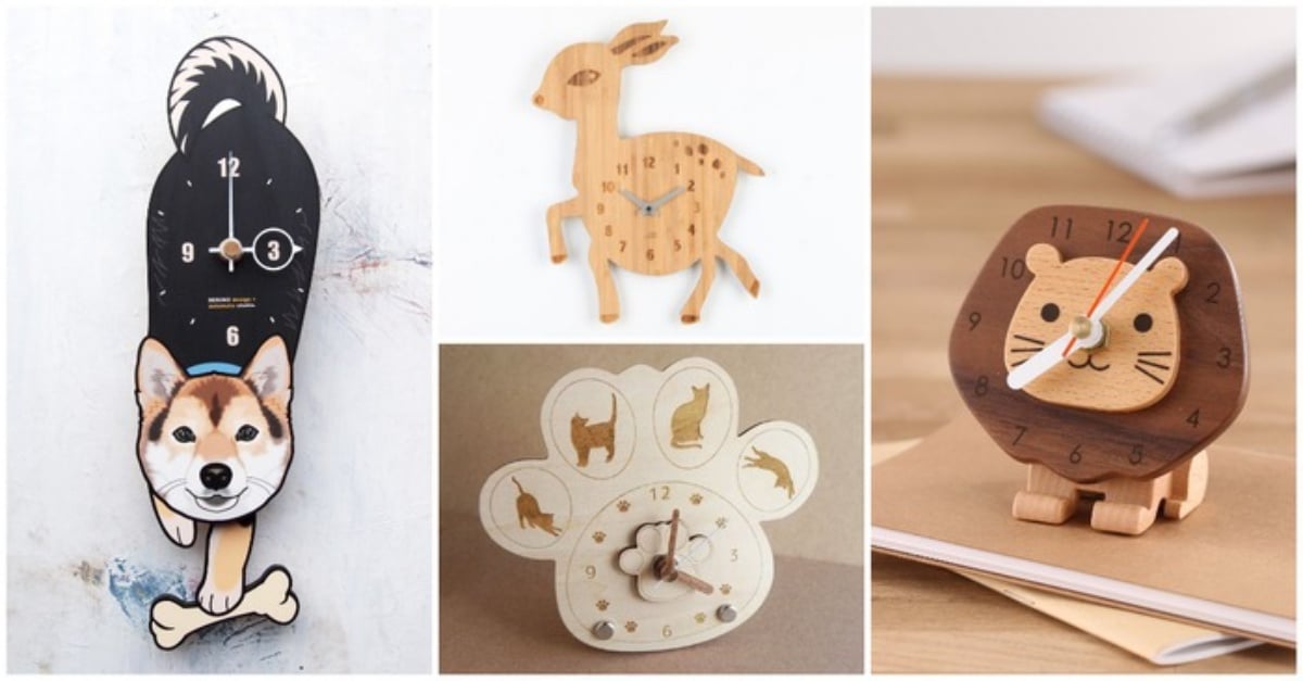 【療癒系】8 款讓人只想抱緊處理的可愛動物造型時鐘！ 動物、貓頭鷹、貓、裝飾、狗、柴犬、時鐘、擺飾、居家、可愛、鬧鐘
