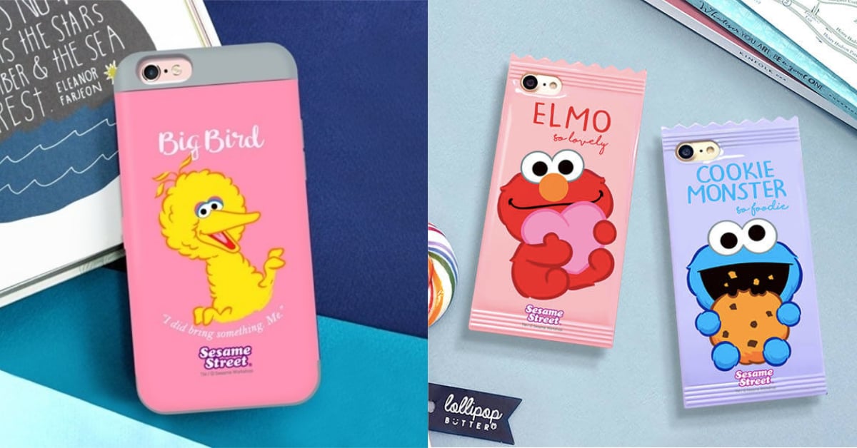 寶寶模樣的Elmo跟餅乾怪太萌啦！繽紛感《芝麻街》手機殼療癒特蒐 手機殼、韓國、10x10、Sesame Street、芝麻街、ELMO、大鳥、餅乾怪獸、可愛、療癒、萌、巴士