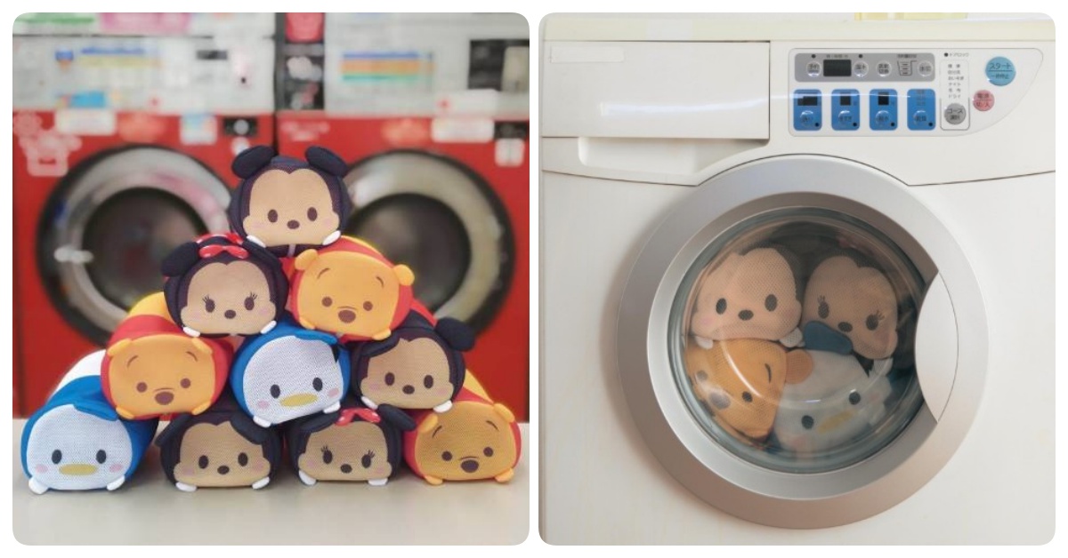 有了這個天天都想洗衣服！「Tsum Tsum洗衣袋」要來佔領洗衣機啦 迪士尼、Tsum Tsum、洗衣袋、洗衣機、洗衣服