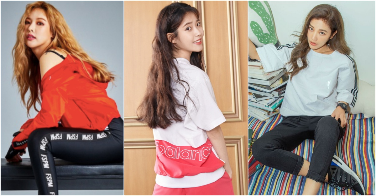 欸！你今天睡過頭喔？運動風這樣穿母湯喔～學學泫雅、IU、許路兒的運動時尚吧！  泫雅、IU、許路兒、運動穿搭、運動風