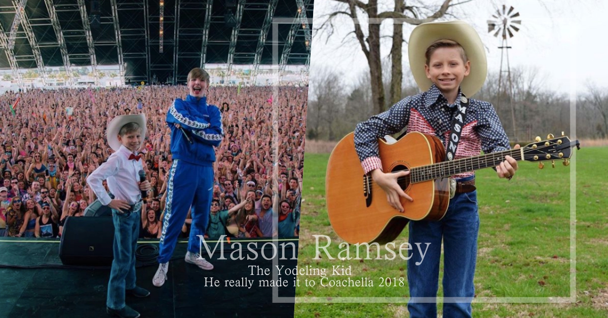 11歲就登上Coachella音樂節！你還不認識這位讓世界瘋狂的Mason Ramsey嗎？ Coachella2018、音樂節、美國、加州、Mason Ramsey、爆紅、11歲、Hank Williams、Lovesick Blues