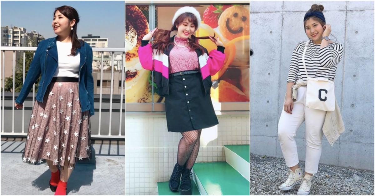 就算白色、大印花也照穿！看這些日本「微胖IG紅人」肉肉的也能很時髦！ 微胖、肉肉女、日系、穿搭、IG