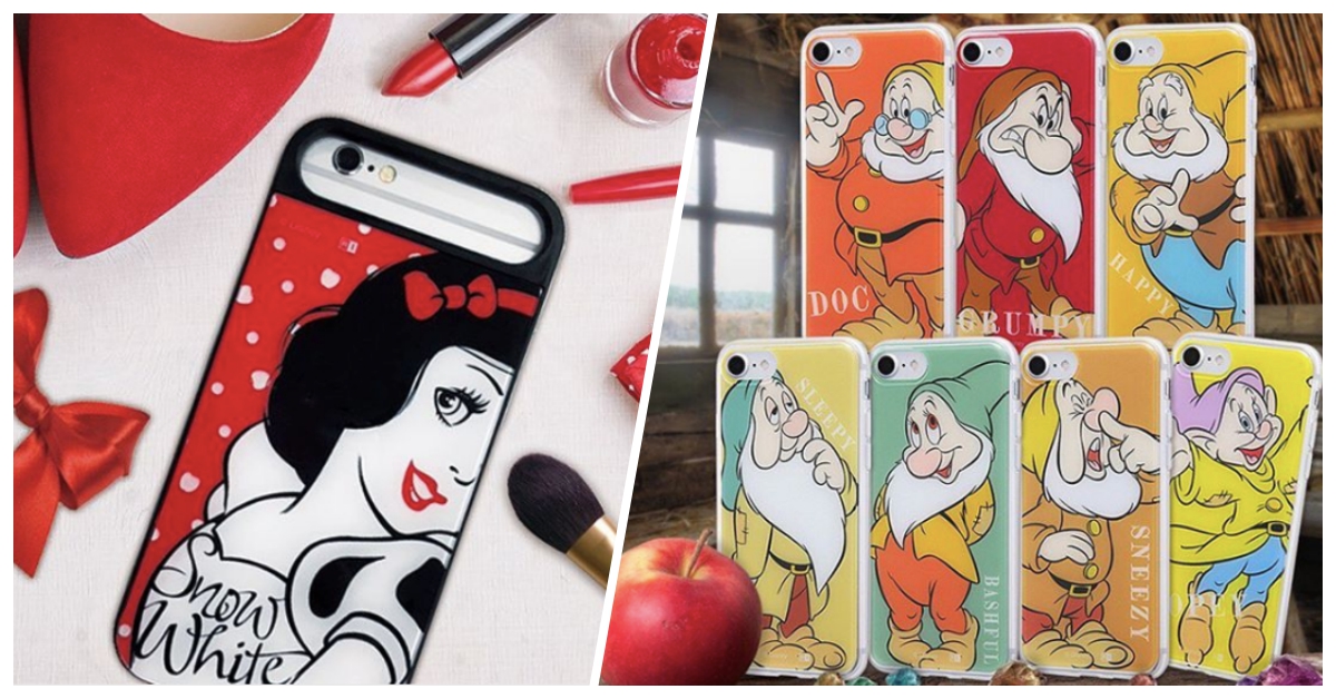 《白雪公主》的配角要出頭天！七矮人推出個人手機殼來圈粉啦♡ 迪士尼、白雪公主、Snow White、80週年、紀念、手機殼、七矮人、小矮人、毒蘋果、壞皇后、配角、iPhone
