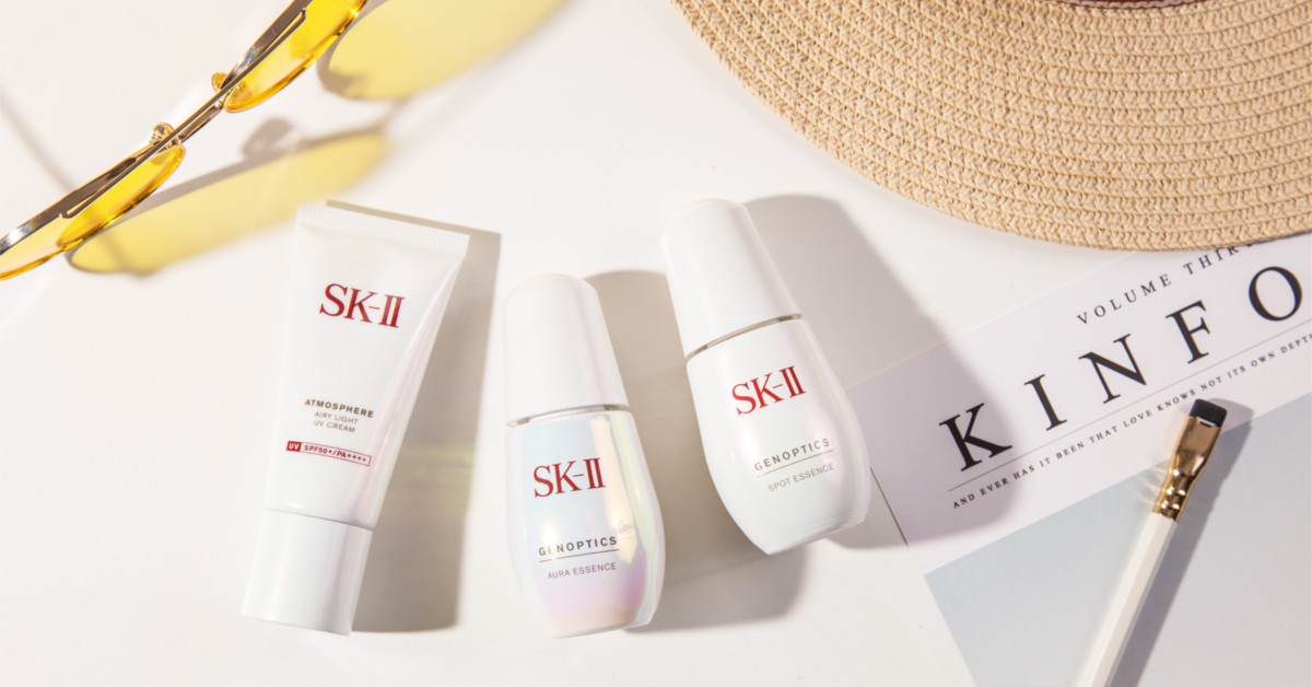 給你超強美肌防護罩，就算上山下海出遊約會也不怕變黑！ 美肌、約會、保養、防曬、SK-II