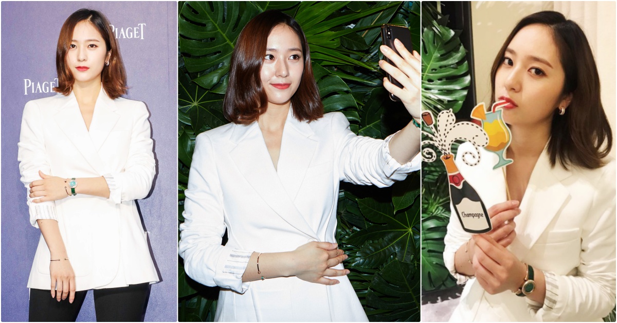 為了女神Krystal台北101擠爆啦！自爆去無人島最想「攜帶」親歐膩潔西卡 Krystal、鄭秀晶、韓星來台、韓星穿搭、韓星飾品、潔西卡、Possession、伯爵快閃店、韓星