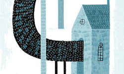 小紅帽跑到畢卡索的天空裡了 溫馨簡單插畫 藝術、插畫、Paloma Valdivia、智利、藝術