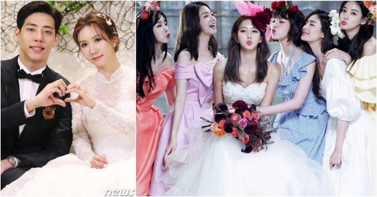 女團的義氣！After School在正雅的婚禮大合體！超夢幻結婚畫報根本像回歸照 After School、正雅、正雅結婚、韓星結婚、韓星婚禮、Lizzy、NANA、韓國女團、韓星