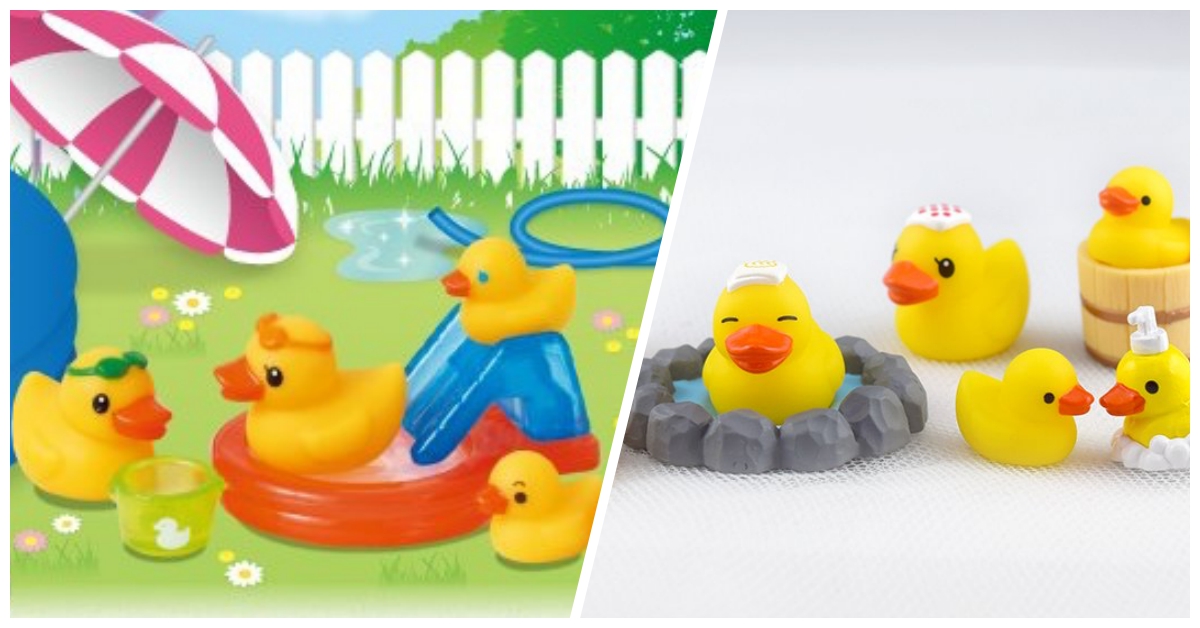 是我們小時候的洗澡玩伴！「黃色小鴨」變身超萌扭蛋要喚出你的童趣心 EPOCH、黃色小鴨、洗澡鴨、玩伴、可愛、療癒、扭蛋、夏日、戲水、溫泉、家族