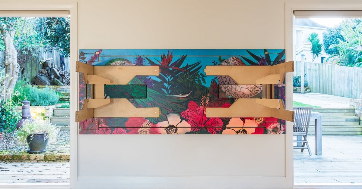 從畫裡把桌椅拿下來！超省空間收納設計家具光看1秒就心動 省空間、收納、設計、家具、女生寓所、桌椅、創意、實用