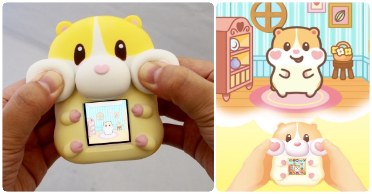 用倉鼠養倉鼠！「新感覺電子雞」QQ嘴邊肉讓你捏好捏滿 倉鼠、電子雞、養寵物、新感覺、遊戲、SEGA TOYS、療癒、可愛