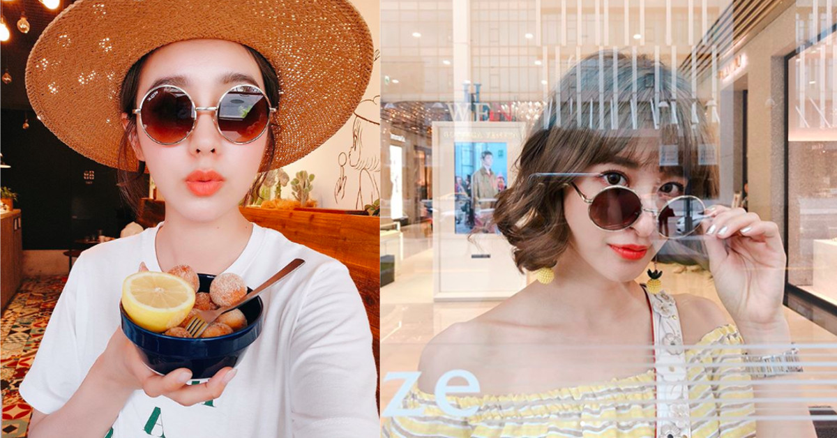 一戴上瞬間氣勢大爆發！完美映襯你的小V臉，輕鬆制霸IG 墨鏡、打卡、IG、時尚、VOGUE eyewear