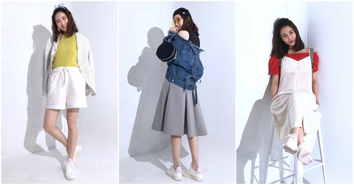 妞的穿搭日常：逛街就要實穿的慢跑鞋！都會、甜美、運動風的變換模式就像吃一塊蛋糕簡單 妞的穿搭日常、慢跑鞋、球鞋、穿搭、流行、基本款、女孩、甜美、運動、都會、風格