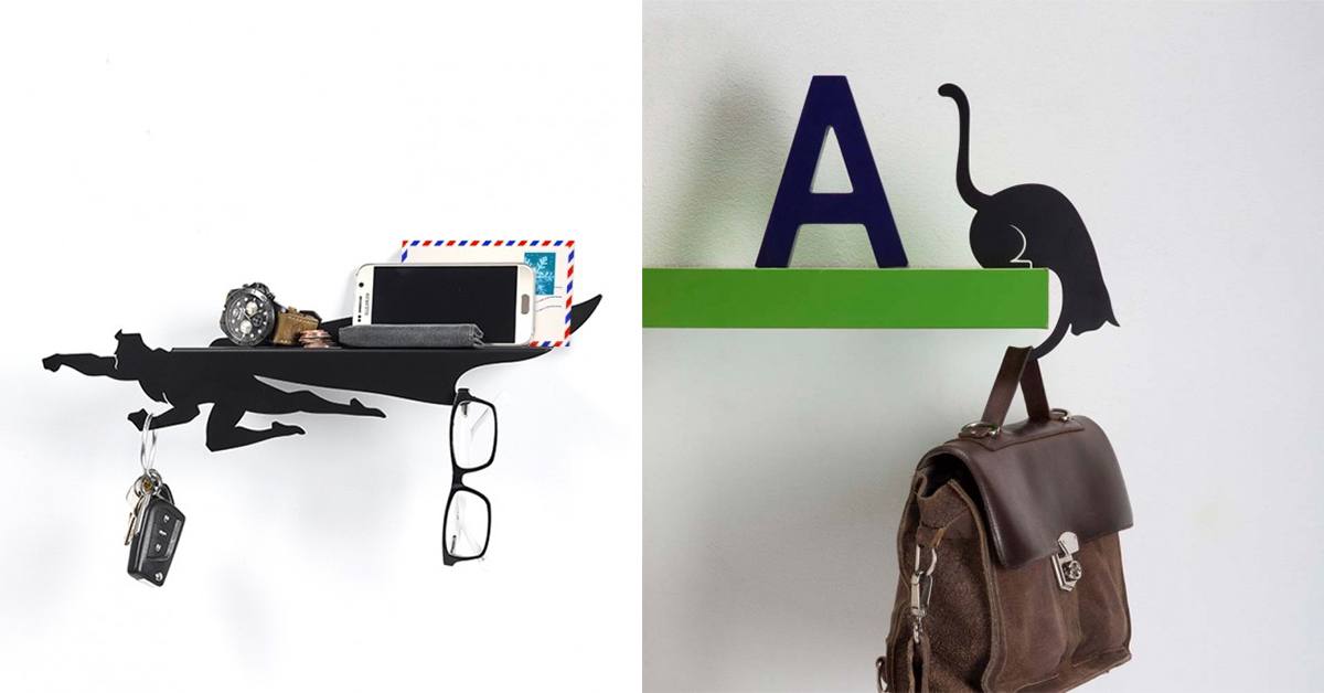 讓超人來拯救你的雜亂！美式創意造型壁掛架讓你隨手亂丟也好看 女生寓所、創意、設計、造型、壁掛架