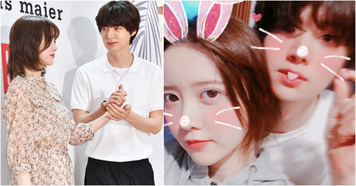 可以這樣閃了又閃嗎？握小手、打鬧、深情直視…「安具CP」連出席活動都兩人世界狂灑糖！ 安宰賢、具惠善、安具CP、韓國夫妻、銀色夫婦、韓星、韓星放閃、情侶、夫婦日常、新婚日記