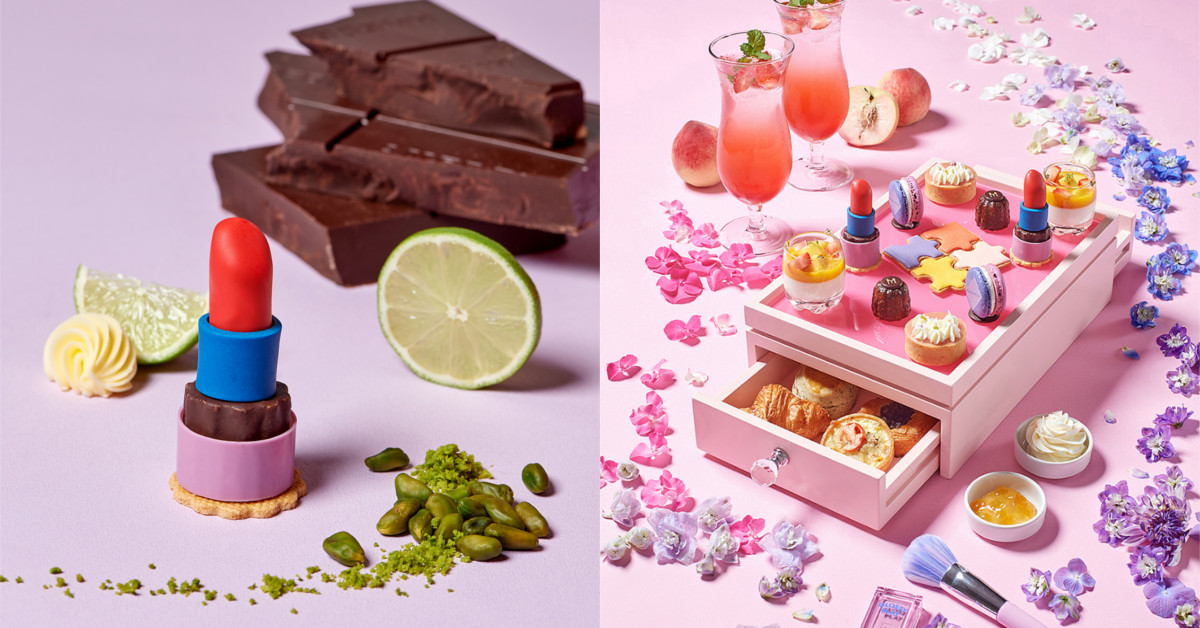 台北美福大飯店X韓系美妝HOLIKA HOLIKA 「花漾玩美」聯名下午茶！鹹甜交織勾勒少女心GLOSSY PLAY腮紅組限量呈獻 